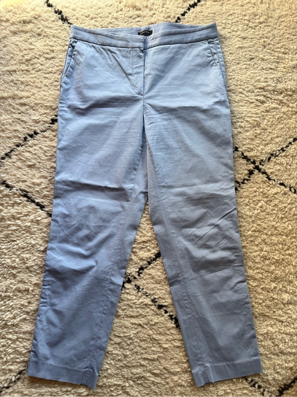 Massimo Dutti Pale Blue Skirt